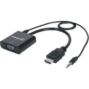 CABLE ADAPTADOR HDMI - VGA Y 3.5MM