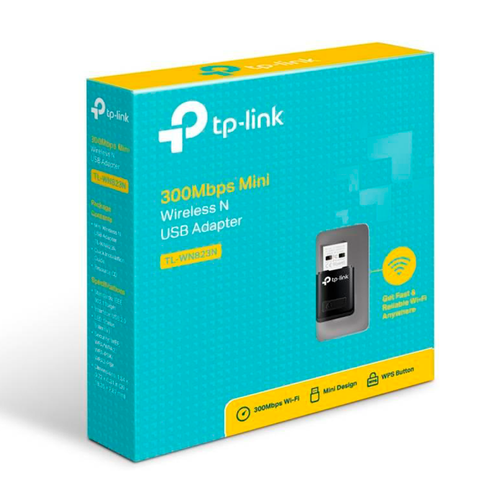 Adaptador mini red inalambrico negro tp-link TL-WN823N