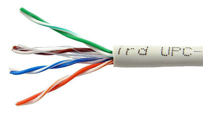 Cable utp categoria 5e blanco o gris saxxon