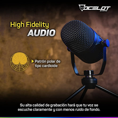 MICROFONO GAMING PARA STREAMER