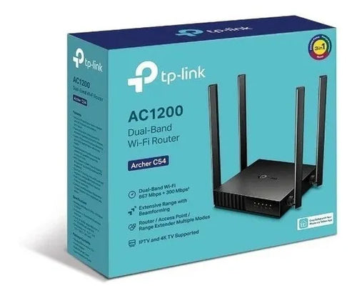Router TP-LINK Inalámbrico Dual Band Simultanea AC1200
