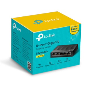SWITCH 5 PUERTOS GIGABIT 10/100/1000 MBPS TP-LINK LS1005G