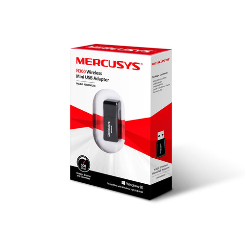 ADAPTADOR DE RED USB MERCUSYS MW300UM